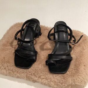 Black Strappy Sandals